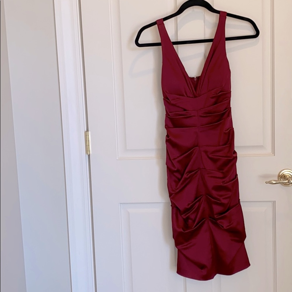 Bebe mid length formal dress